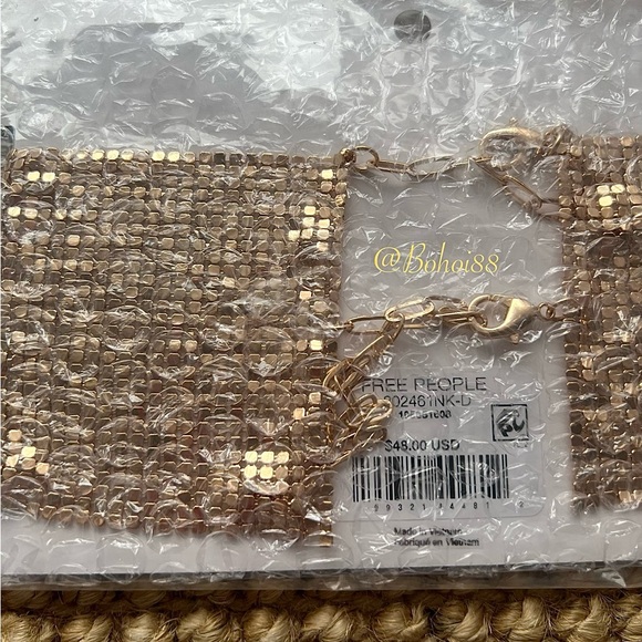 NEW Free People Dancefloor Chainmail Choker - Picture 9 of 13